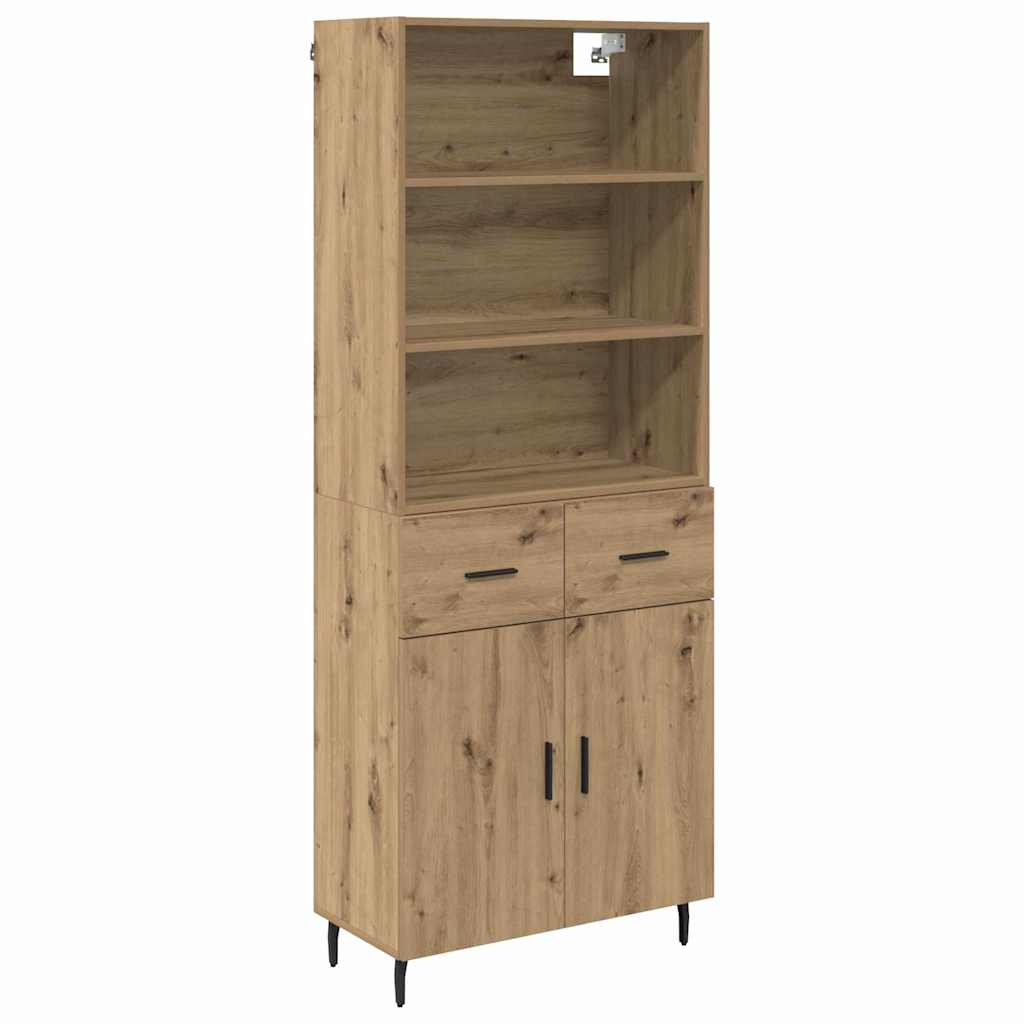 Highboard 2 stk. Artisan Egetræ 69,5 x 32,5 x 180 cm