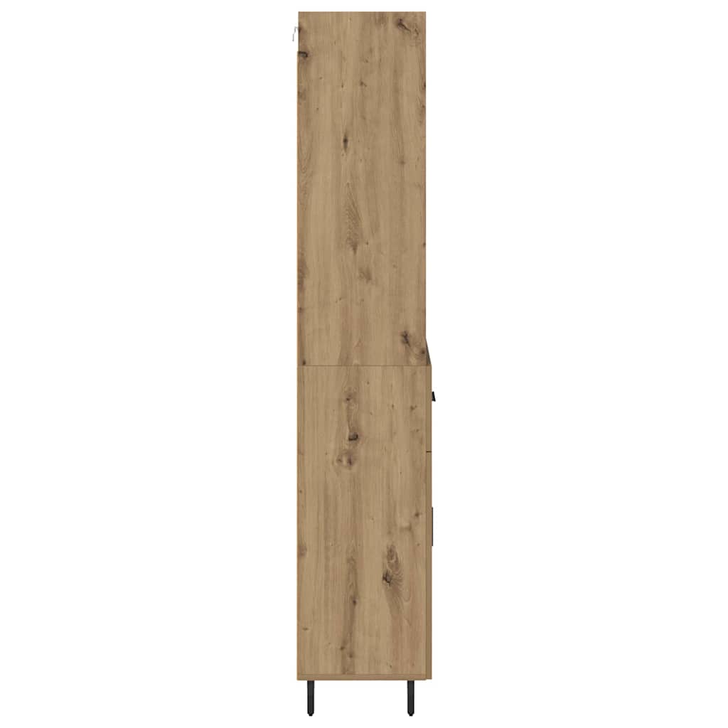 Highboard 2 stk. Artisan Egetræ 69,5 x 32,5 x 180 cm