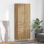 Highboard Artisan Egetræ 69,5 x 34 x 180 cm Konstrueret træ