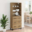 Highboard 2 stk. Artisan Egetræ 69,5 x 34 x 180 cm