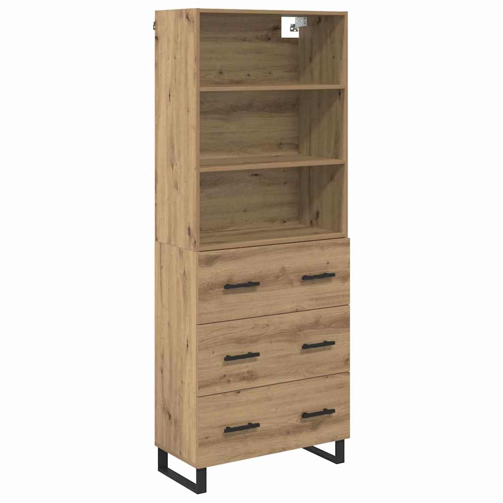 Highboard 2 stk. Artisan Egetræ 69,5 x 34 x 180 cm