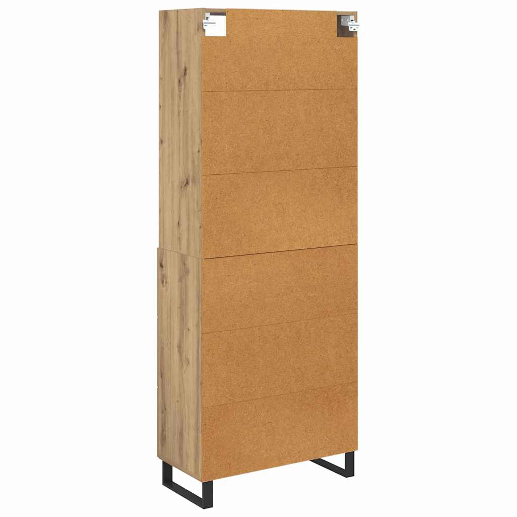 Highboard 2 stk. Artisan Egetræ 69,5 x 34 x 180 cm