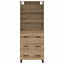 Highboard 2 stk. Artisan Egetræ 69,5 x 34 x 180 cm