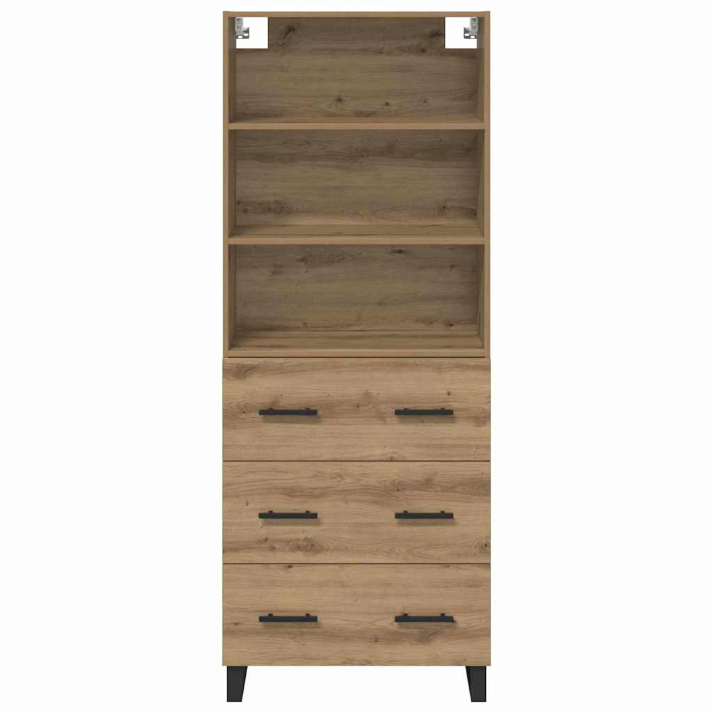 Highboard 2 stk. Artisan Egetræ 69,5 x 34 x 180 cm