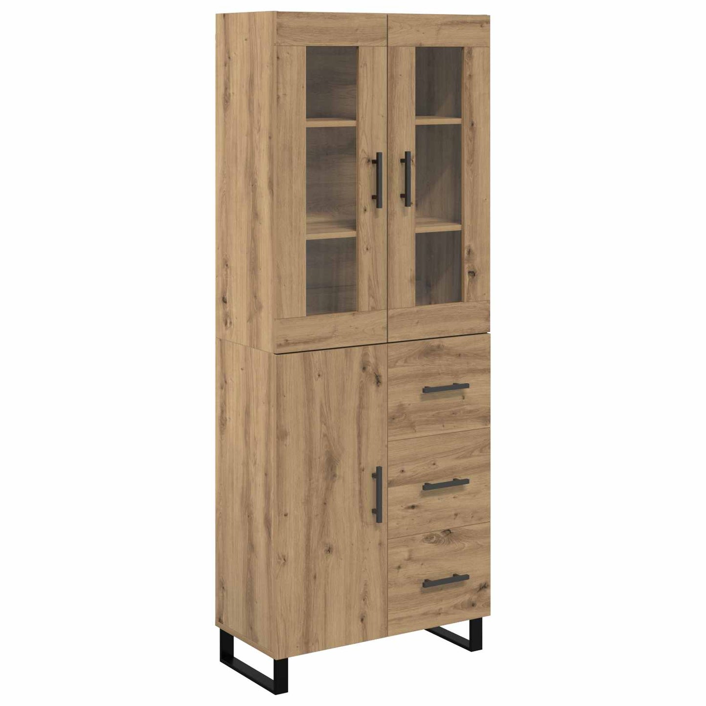 Highboard 2 stk. Artisan Egetræ 69,5 x 34 x 180 cm
