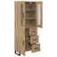 Highboard 2 stk. Artisan Egetræ 69,5 x 34 x 180 cm