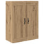 Highboard Artisan Egetræ 69,5 x 34 x 180 cm Konstrueret træ