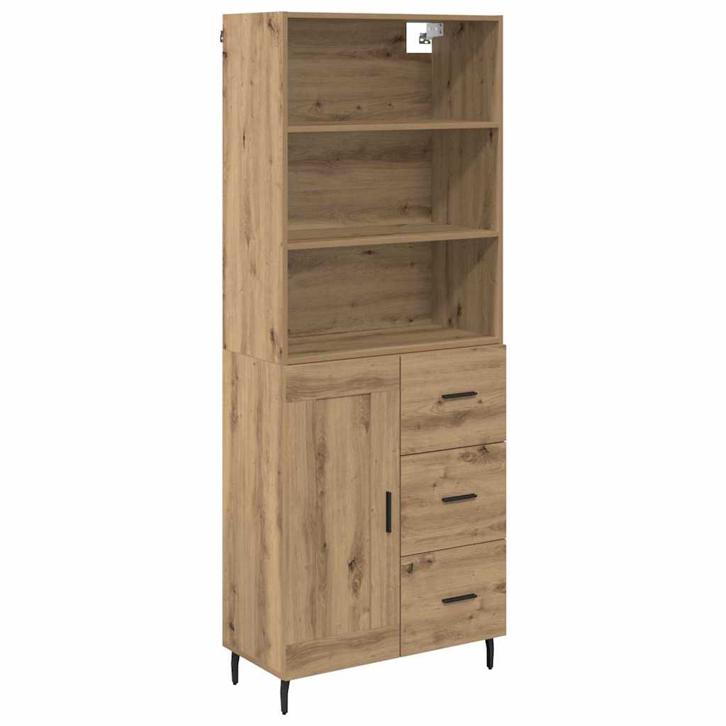 Highboard 2 stk. Artisan Egetræ 69,5 x 32,5 x 180 cm