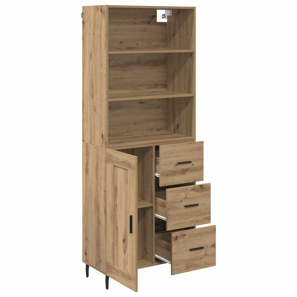 Highboard 2 stk. Artisan Egetræ 69,5 x 32,5 x 180 cm