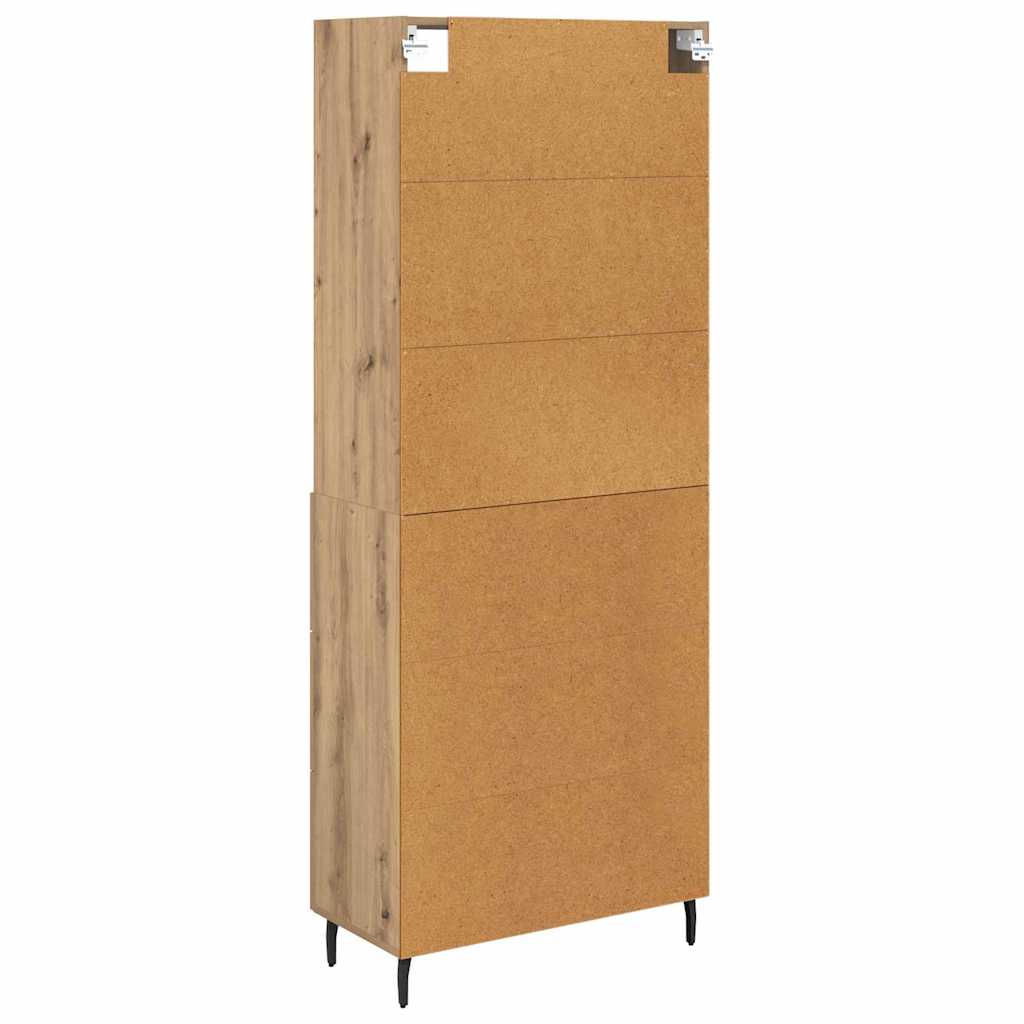 Highboard 2 stk. Artisan Egetræ 69,5 x 32,5 x 180 cm
