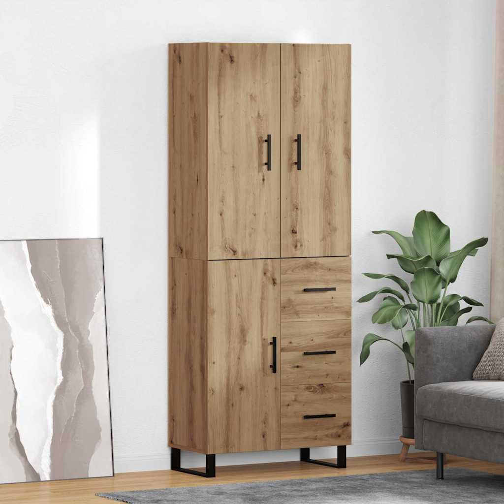 Highboard 2 stk. Artisan Egetræ 69,5 x 34 x 180 cm