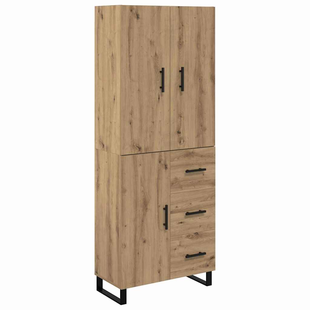 Highboard 2 stk. Artisan Egetræ 69,5 x 34 x 180 cm