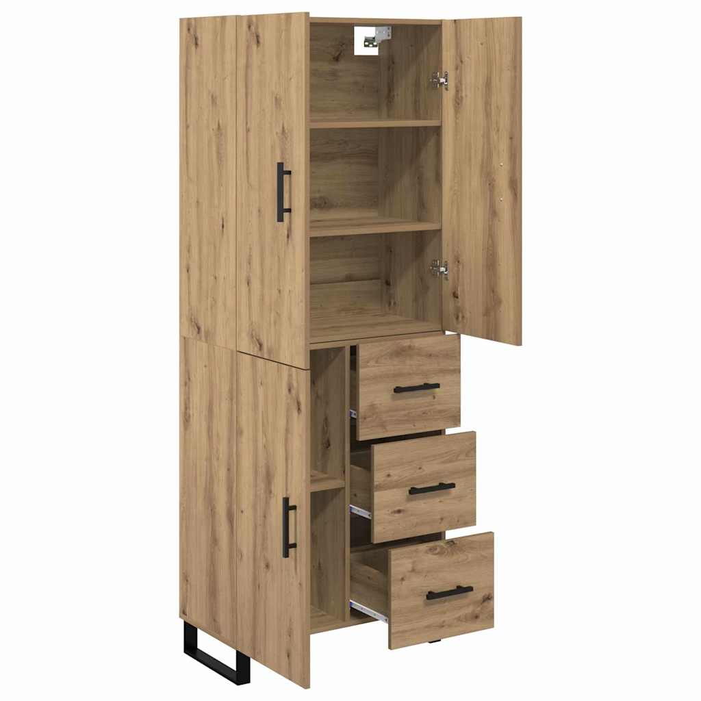 Highboard 2 stk. Artisan Egetræ 69,5 x 34 x 180 cm