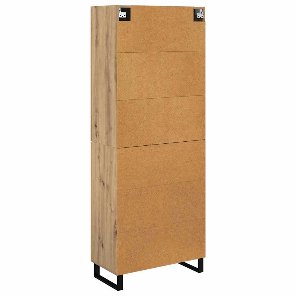 Highboard 2 stk. Artisan Egetræ 69,5 x 34 x 180 cm