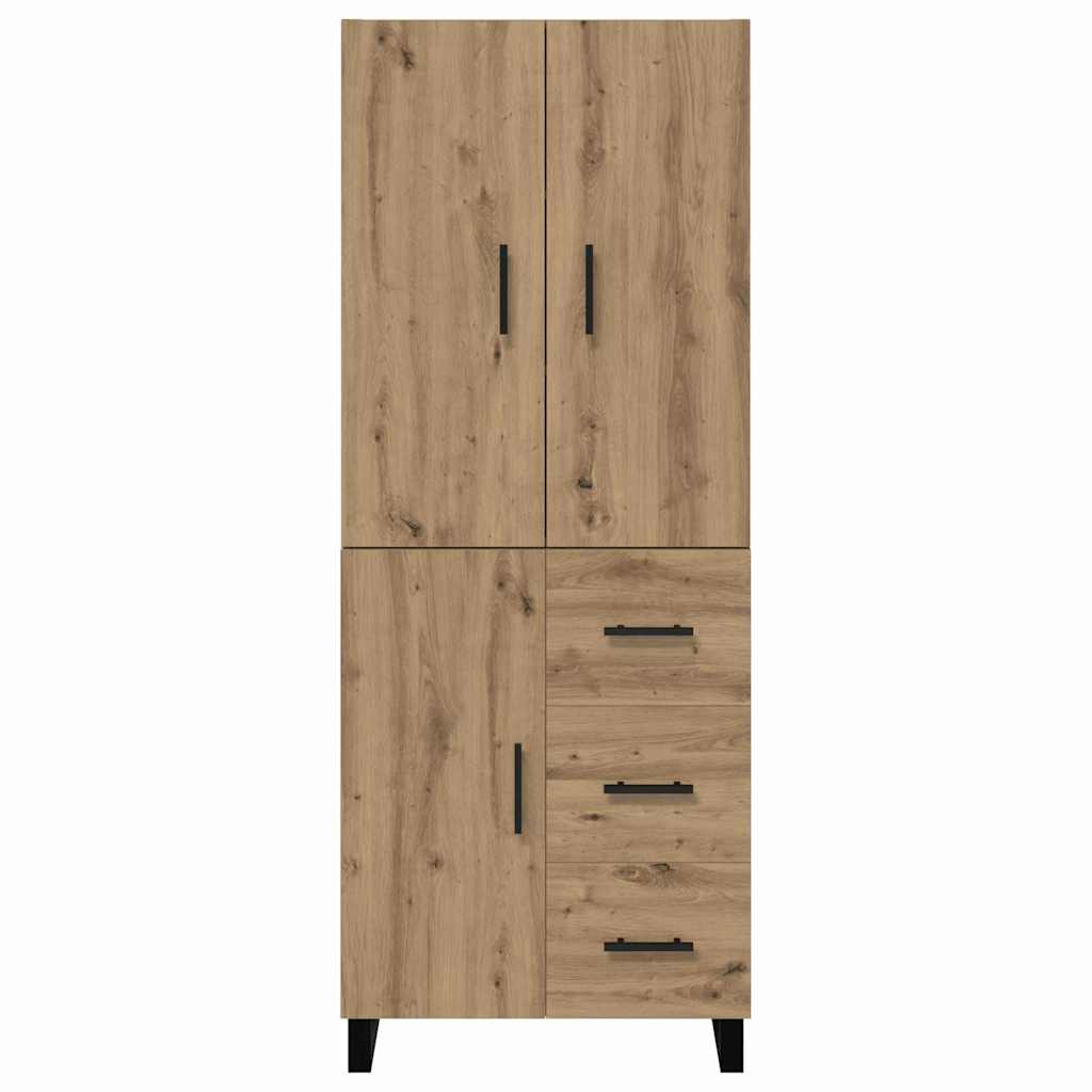 Highboard 2 stk. Artisan Egetræ 69,5 x 34 x 180 cm