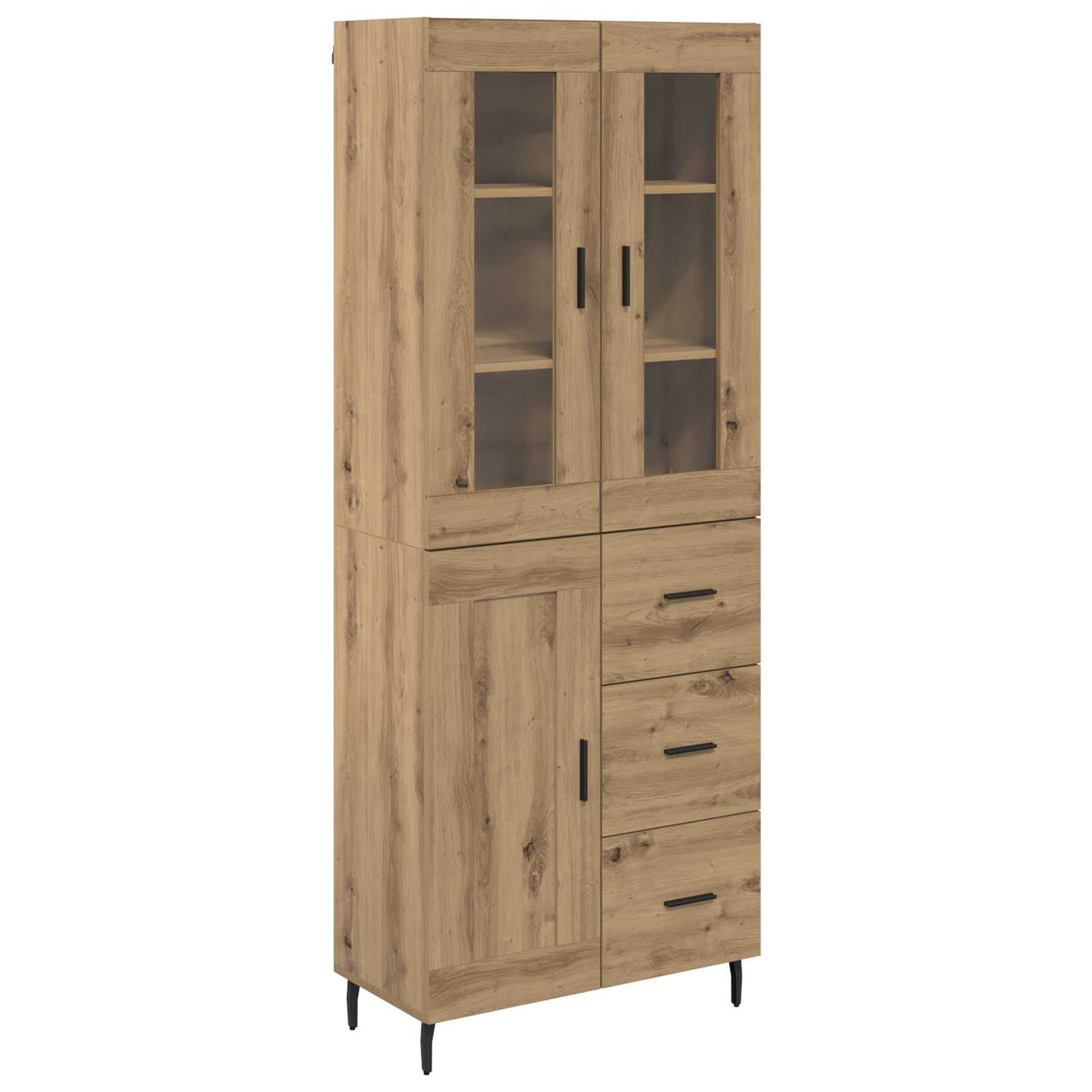 Highboard 2 stk. Artisan Egetræ 69,5 x 34 x 180 cm