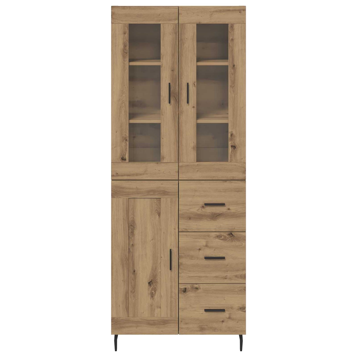 Highboard 2 stk. Artisan Egetræ 69,5 x 34 x 180 cm