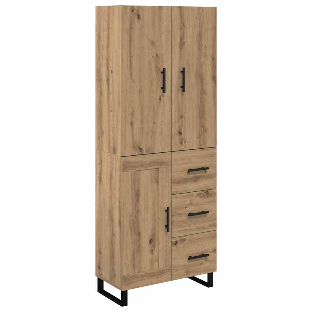Highboard 2 stk. Artisan Egetræ 69,5 x 34 x 180 cm
