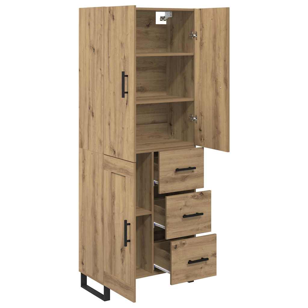Highboard 2 stk. Artisan Egetræ 69,5 x 34 x 180 cm