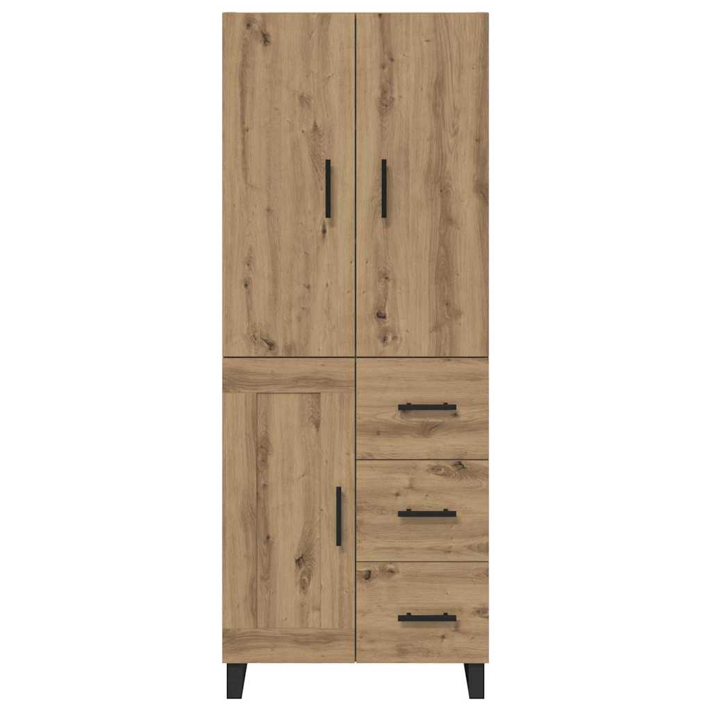 Highboard 2 stk. Artisan Egetræ 69,5 x 34 x 180 cm