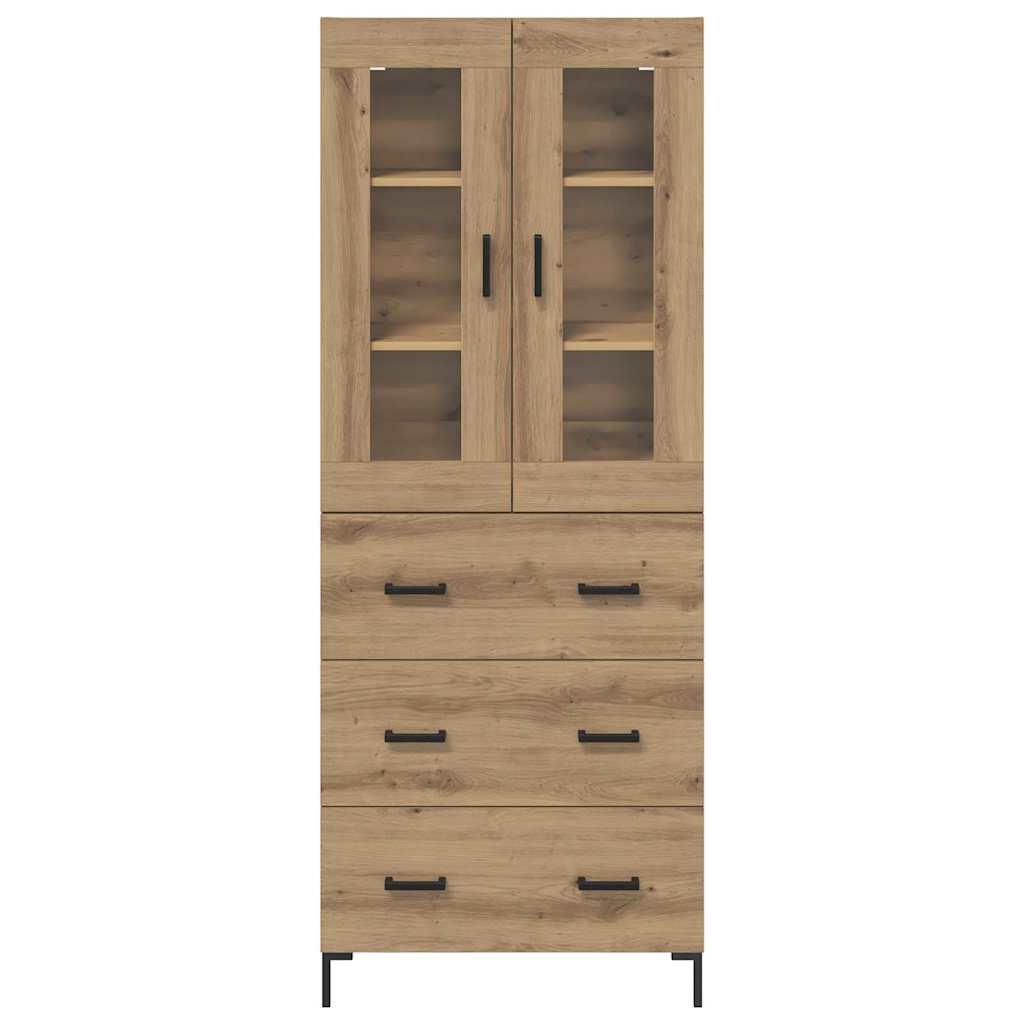 Highboard 2 stk. Artisan Egetræ 69,5 x 34 x 180 cm