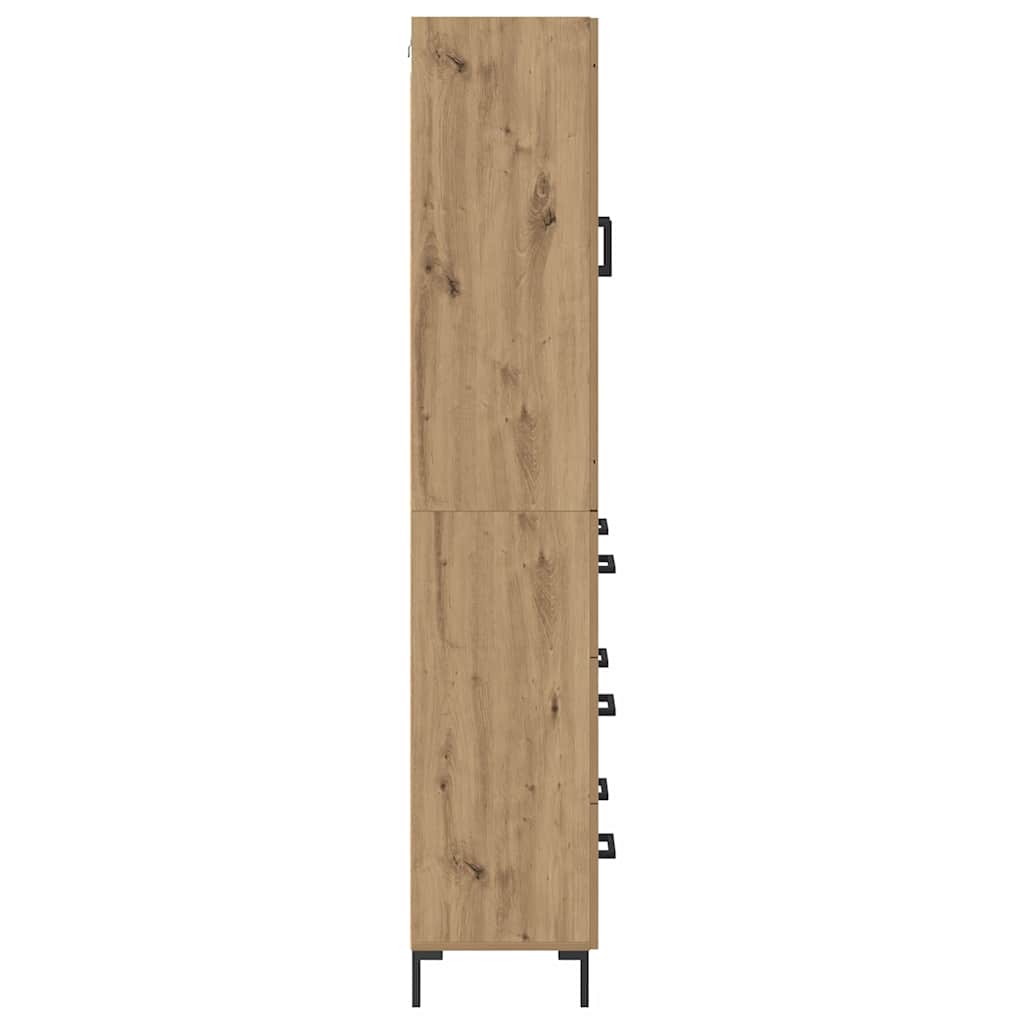 Highboard 2 stk. Artisan Egetræ 69,5 x 34 x 180 cm