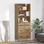 Highboard 2 stk. Artisan Egetræ 69,5 x 34 x 180 cm
