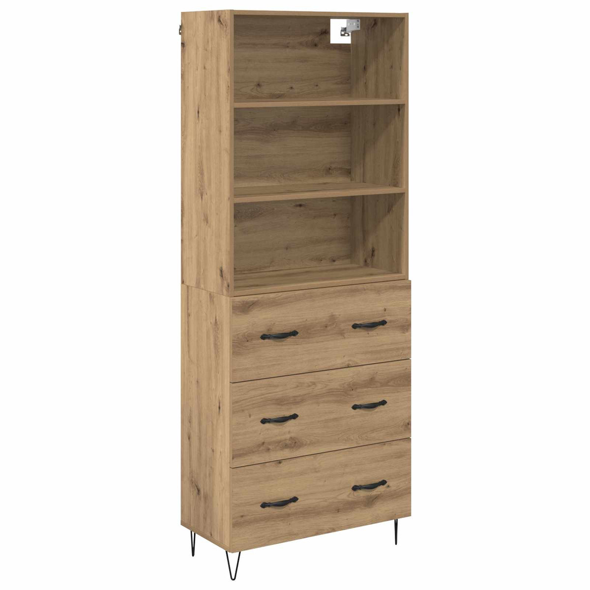 Highboard 2 stk. Artisan Egetræ 69,5 x 34 x 180 cm