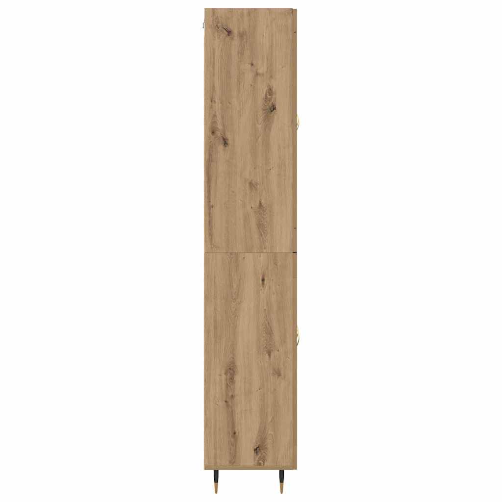 Highboard 2 stk. Artisan Egetræ 69,5 x 34 x 180 cm