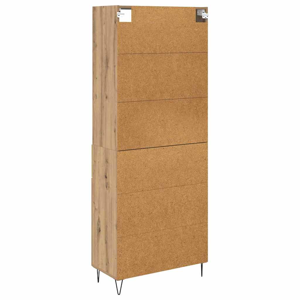 Highboard 2 stk. Artisan Egetræ 69,5 x 34 x 180 cm