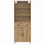 Highboard 2 stk. Artisan Egetræ 69,5 x 34 x 180 cm