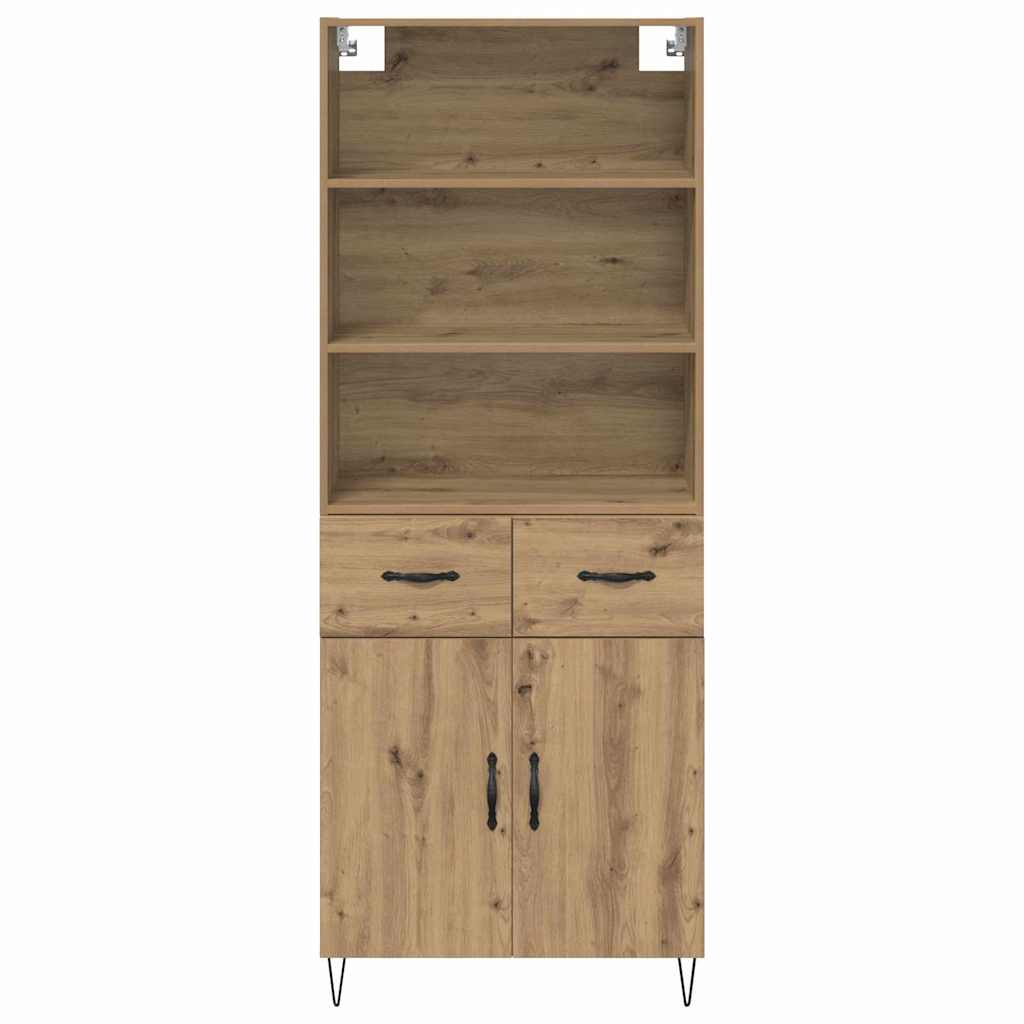 Highboard 2 stk. Artisan Egetræ 69,5 x 34 x 180 cm