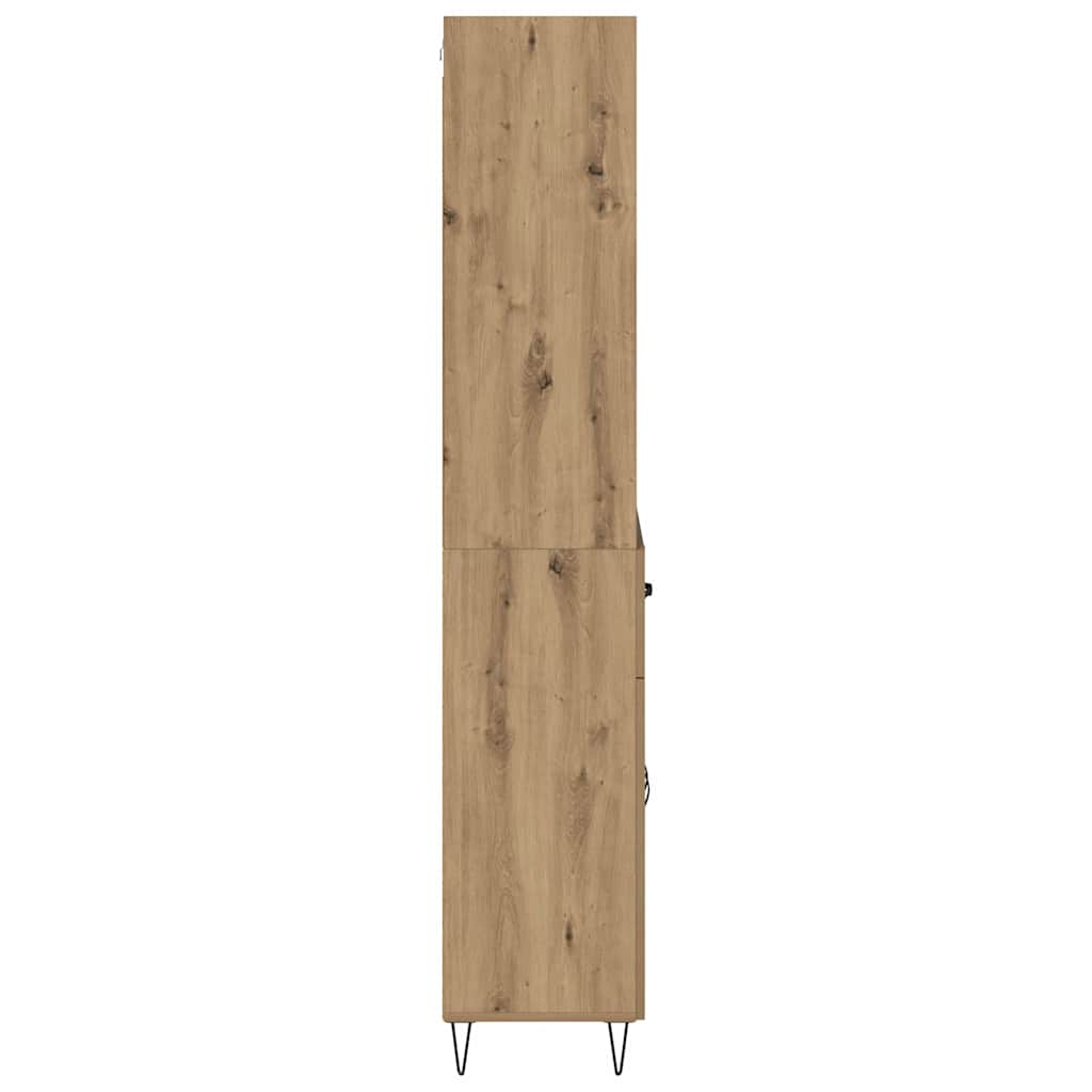 Highboard 2 stk. Artisan Egetræ 69,5 x 34 x 180 cm