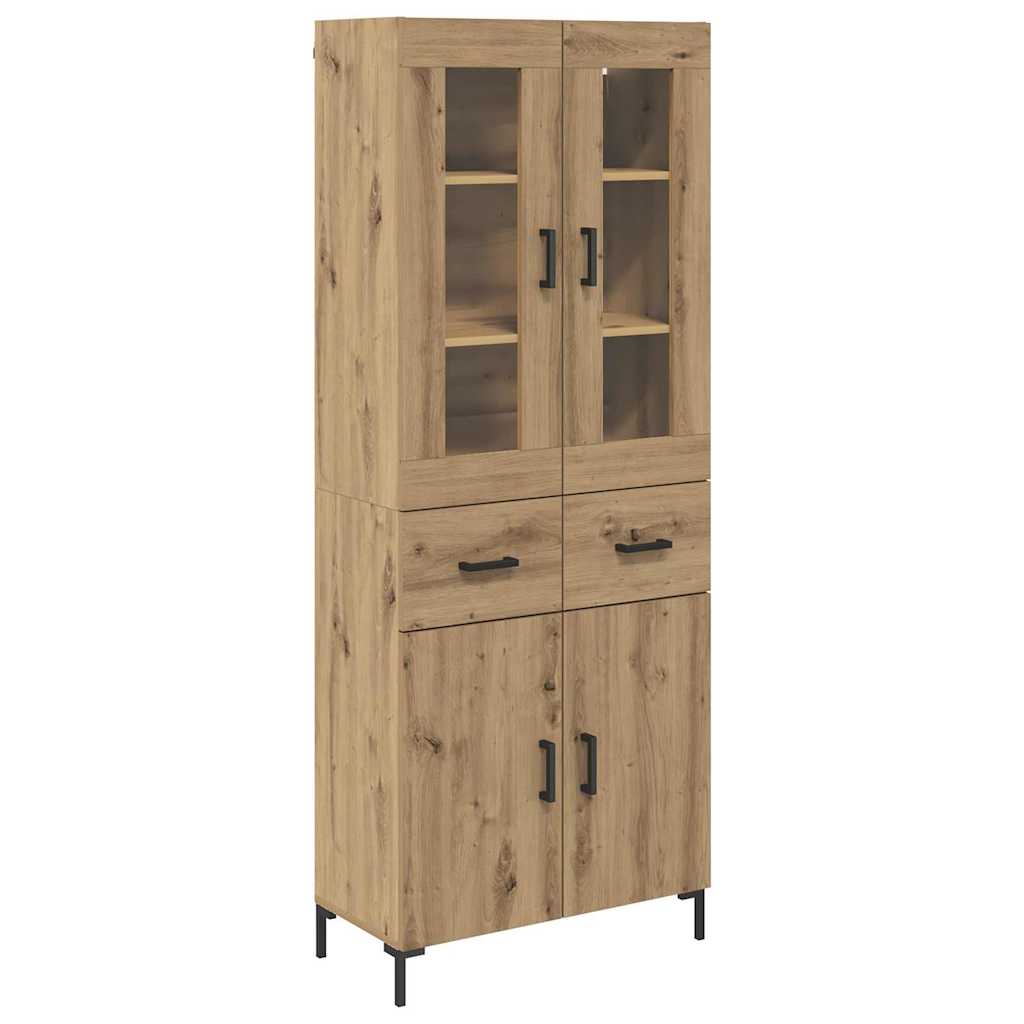 Highboard 2 stk. Artisan Egetræ 69,5 x 34 x 180 cm