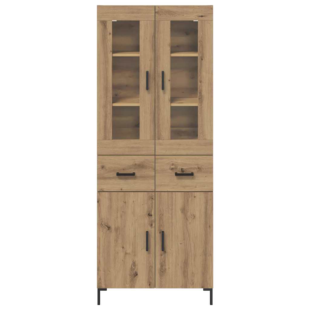 Highboard 2 stk. Artisan Egetræ 69,5 x 34 x 180 cm