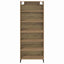 Highboard Artisan Egetræ 69,5 x 34 x 180 cm Konstrueret træ