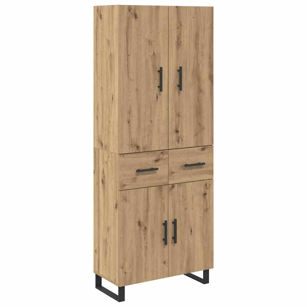 Highboard 2 stk. Artisan Egetræ 69,5 x 34 x 180 cm