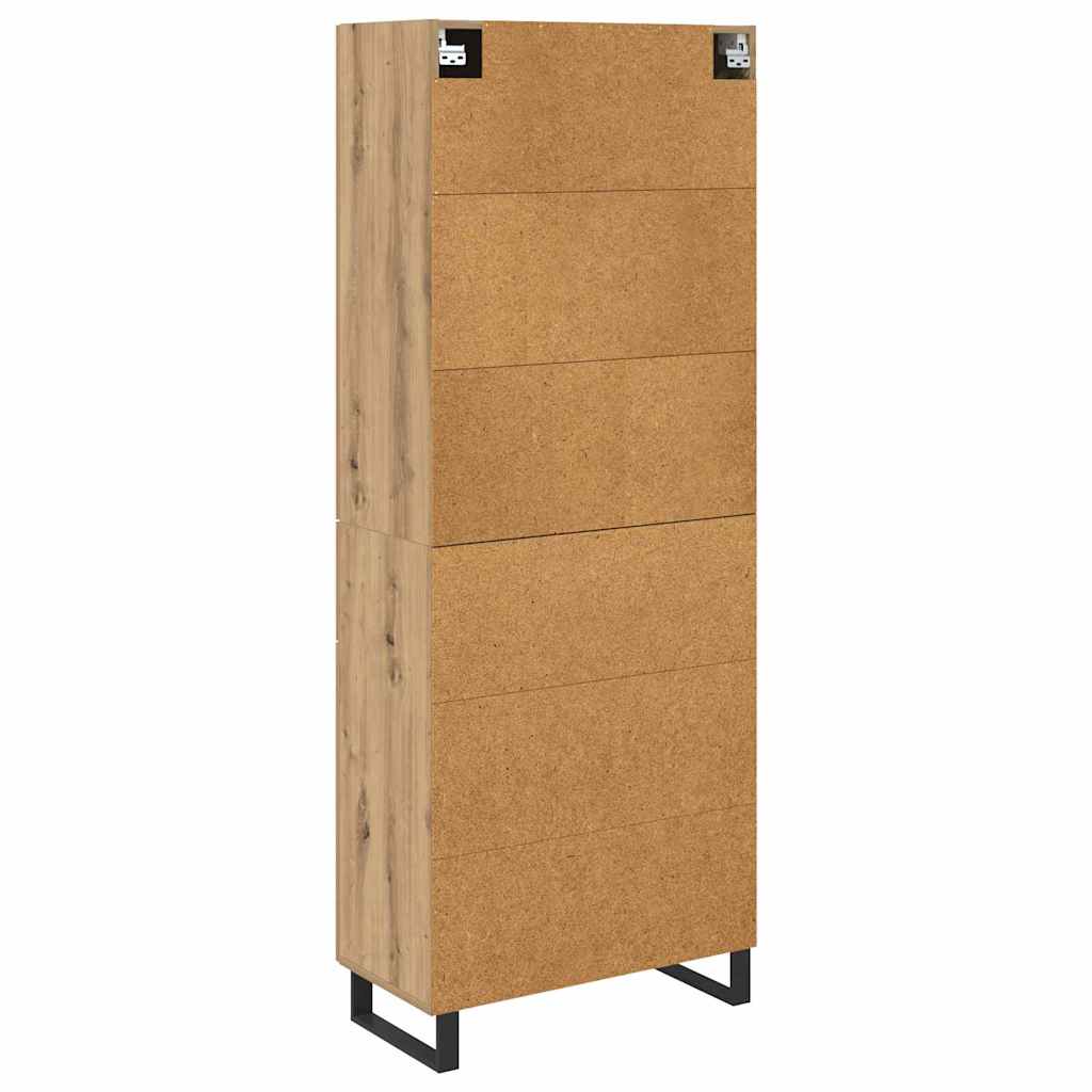 Highboard 2 stk. Artisan Egetræ 69,5 x 34 x 180 cm