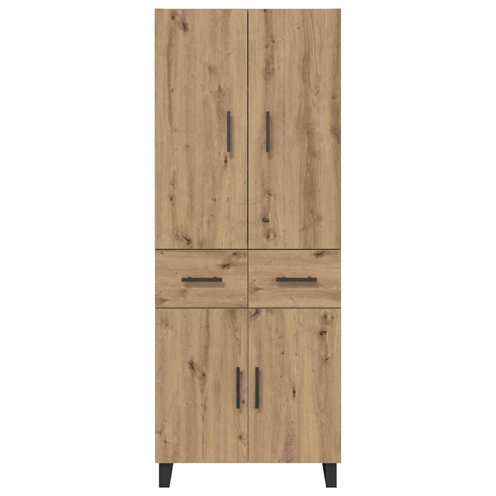 Highboard 2 stk. Artisan Egetræ 69,5 x 34 x 180 cm