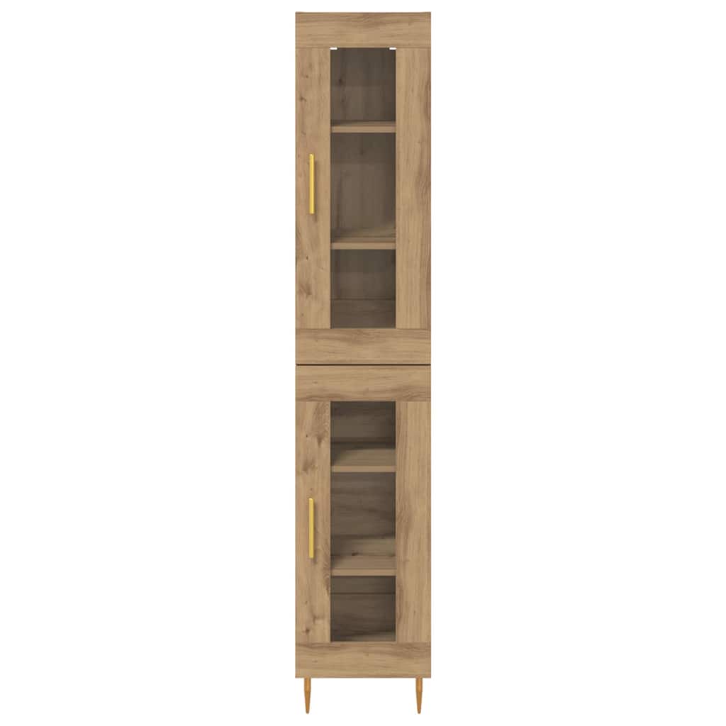 Highboard 2 stk. Artisan Egetræ 34,5 x 34 x 180 cm