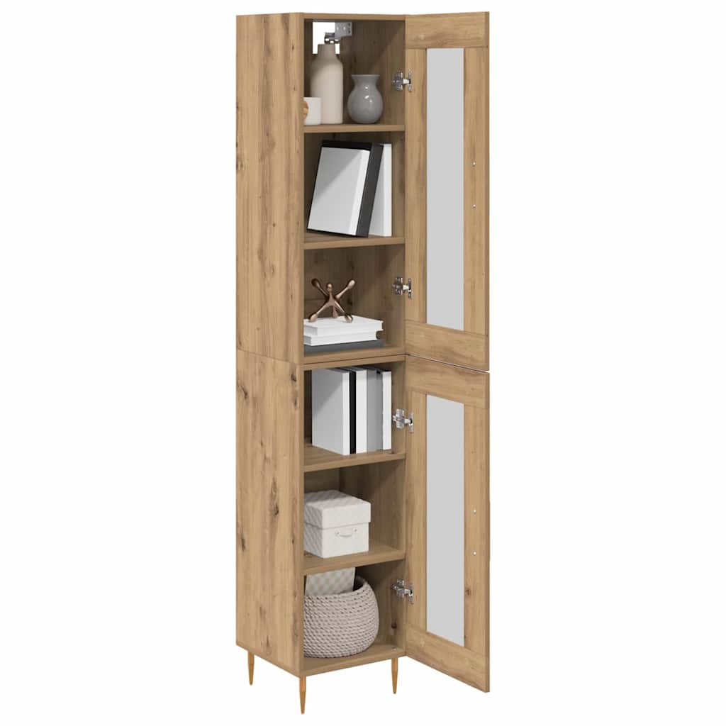 Highboard 2 stk. Artisan Egetræ 34,5 x 34 x 180 cm