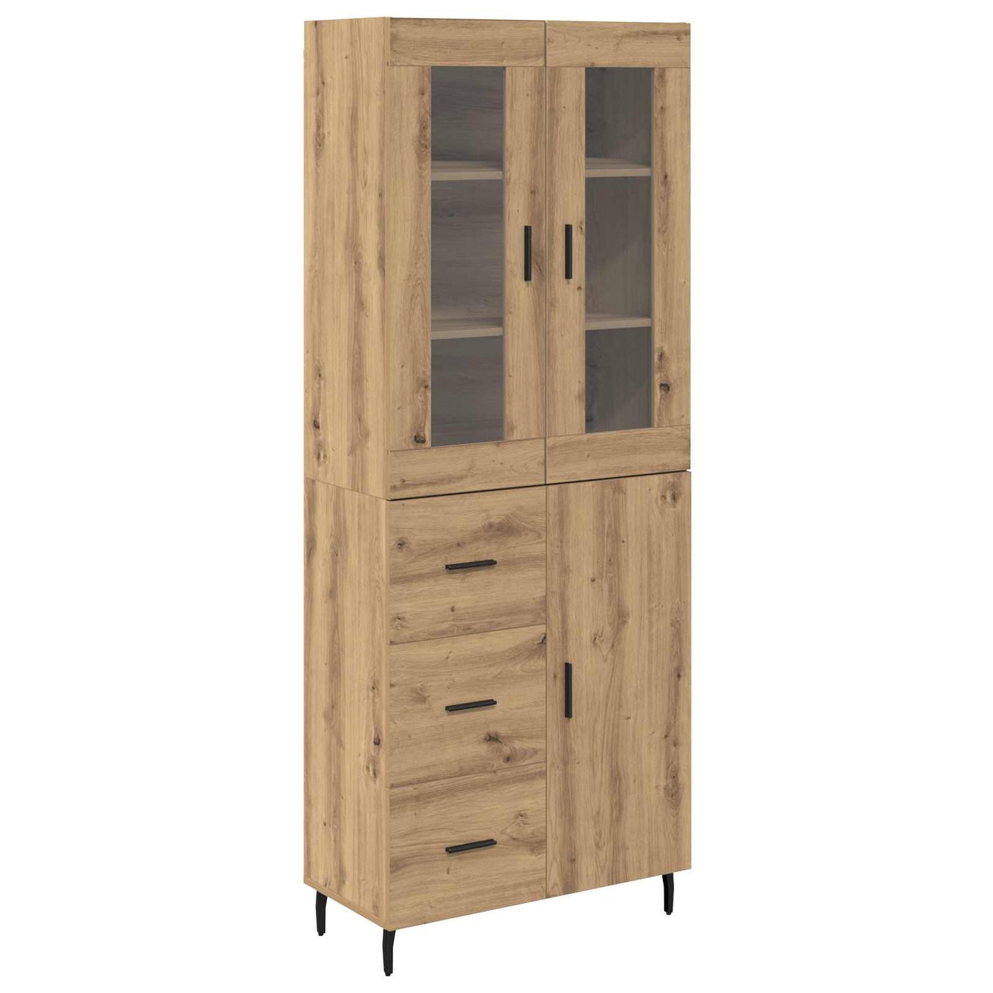 Highboard 2 stk. Artisan Egetræ 69,5 x 34 x 180 cm
