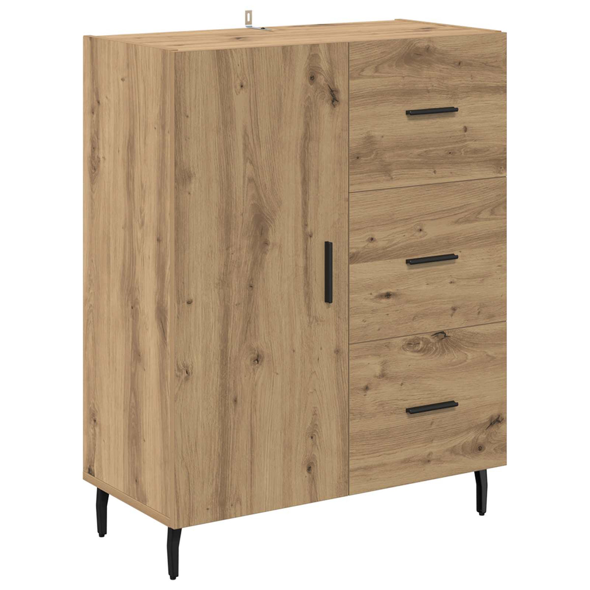 Highboard 2 stk. Artisan Egetræ 69,5 x 34 x 180 cm