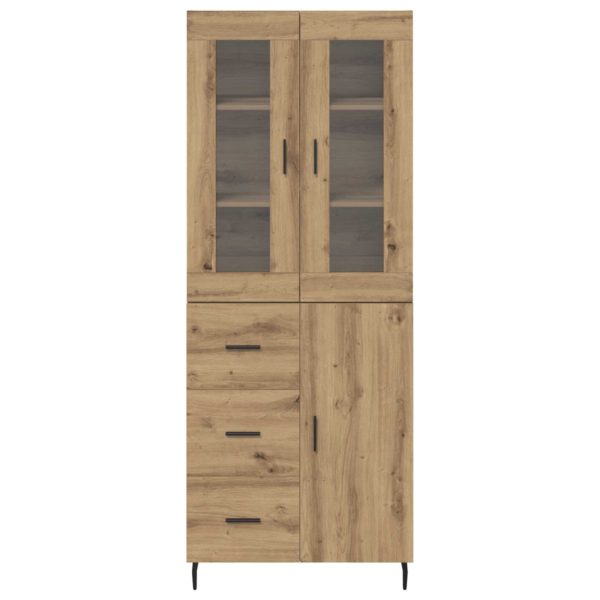 Highboard 2 stk. Artisan Egetræ 69,5 x 34 x 180 cm