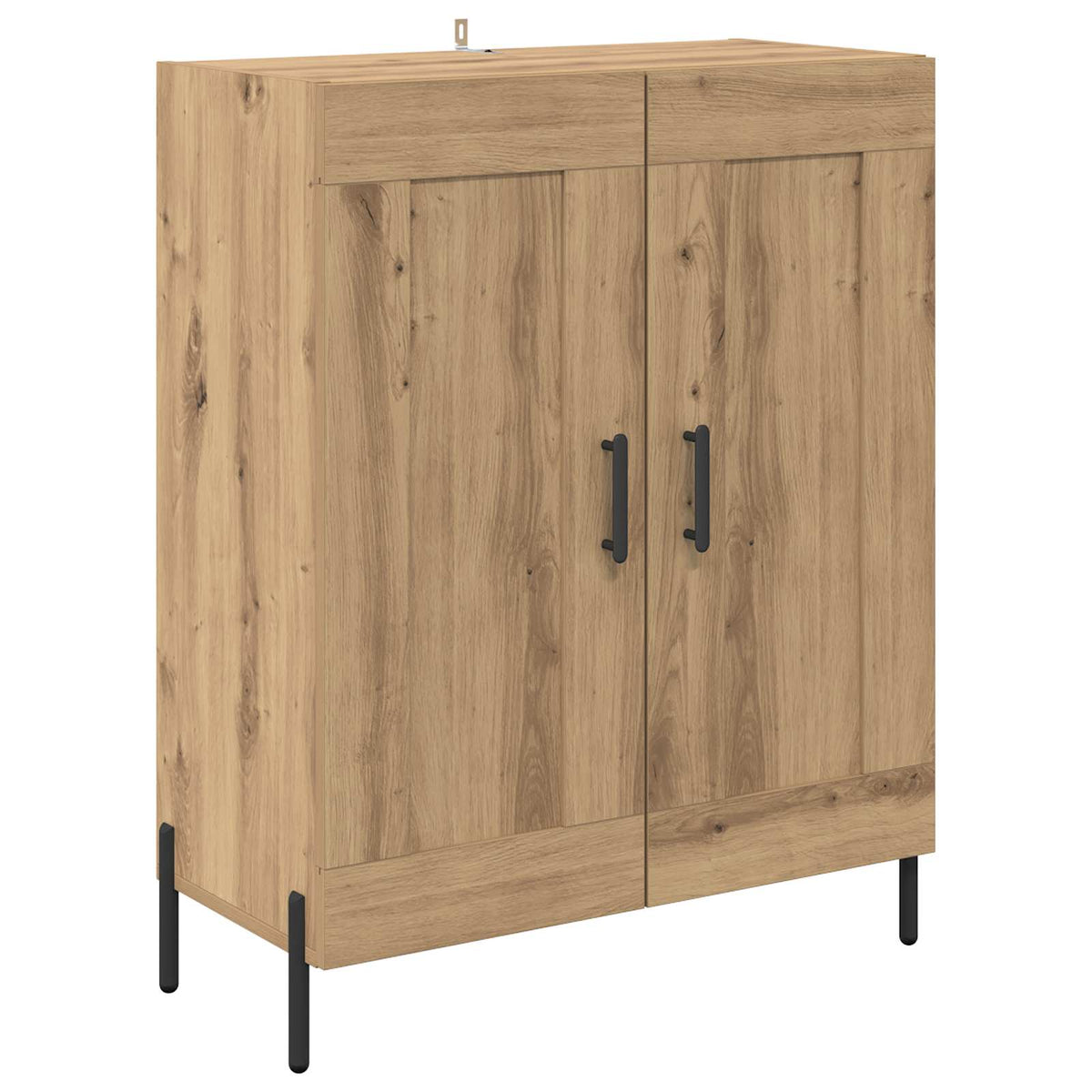 Highboard Artisan Egetræ 69,5 x 34 x 180 cm Konstrueret træ