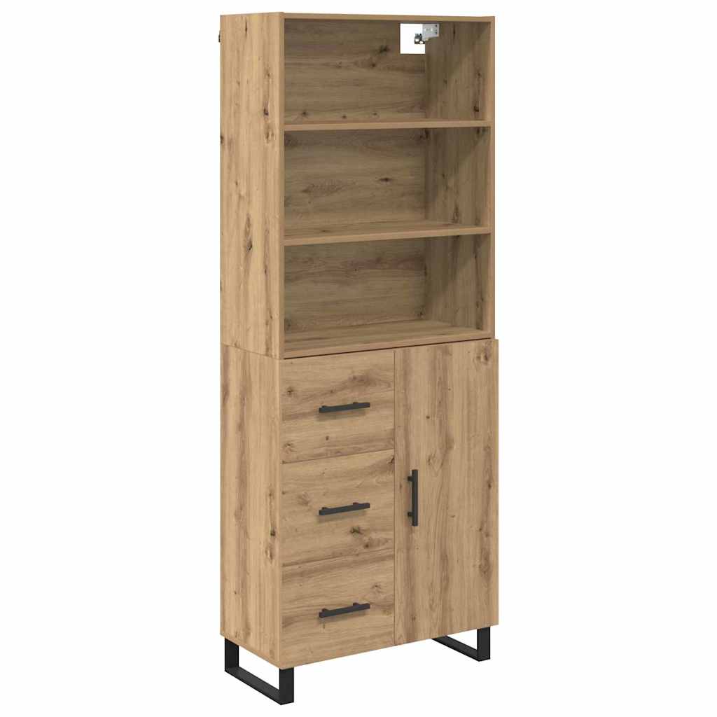 Highboard 2 stk. Artisan Egetræ 69,5 x 34 x 180 cm