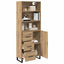 Highboard 2 stk. Artisan Egetræ 69,5 x 34 x 180 cm