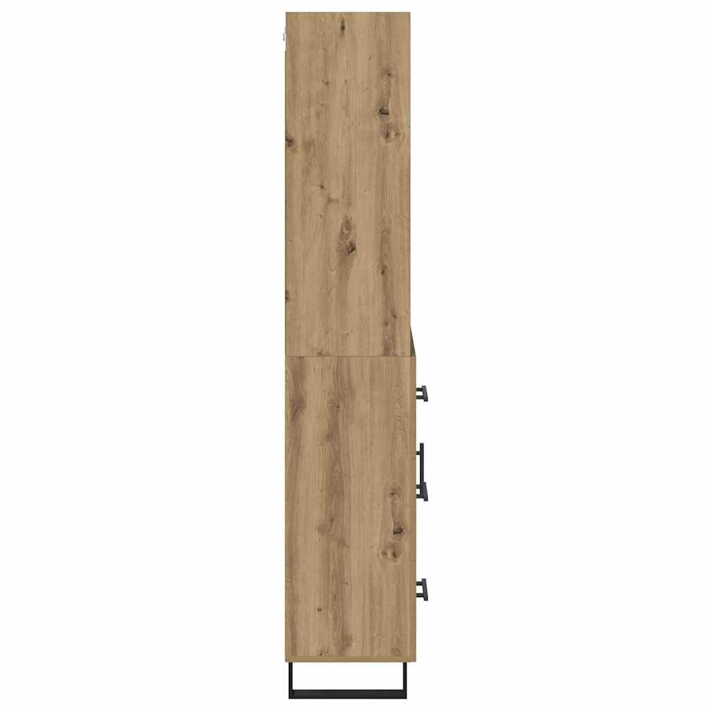 Highboard 2 stk. Artisan Egetræ 69,5 x 34 x 180 cm
