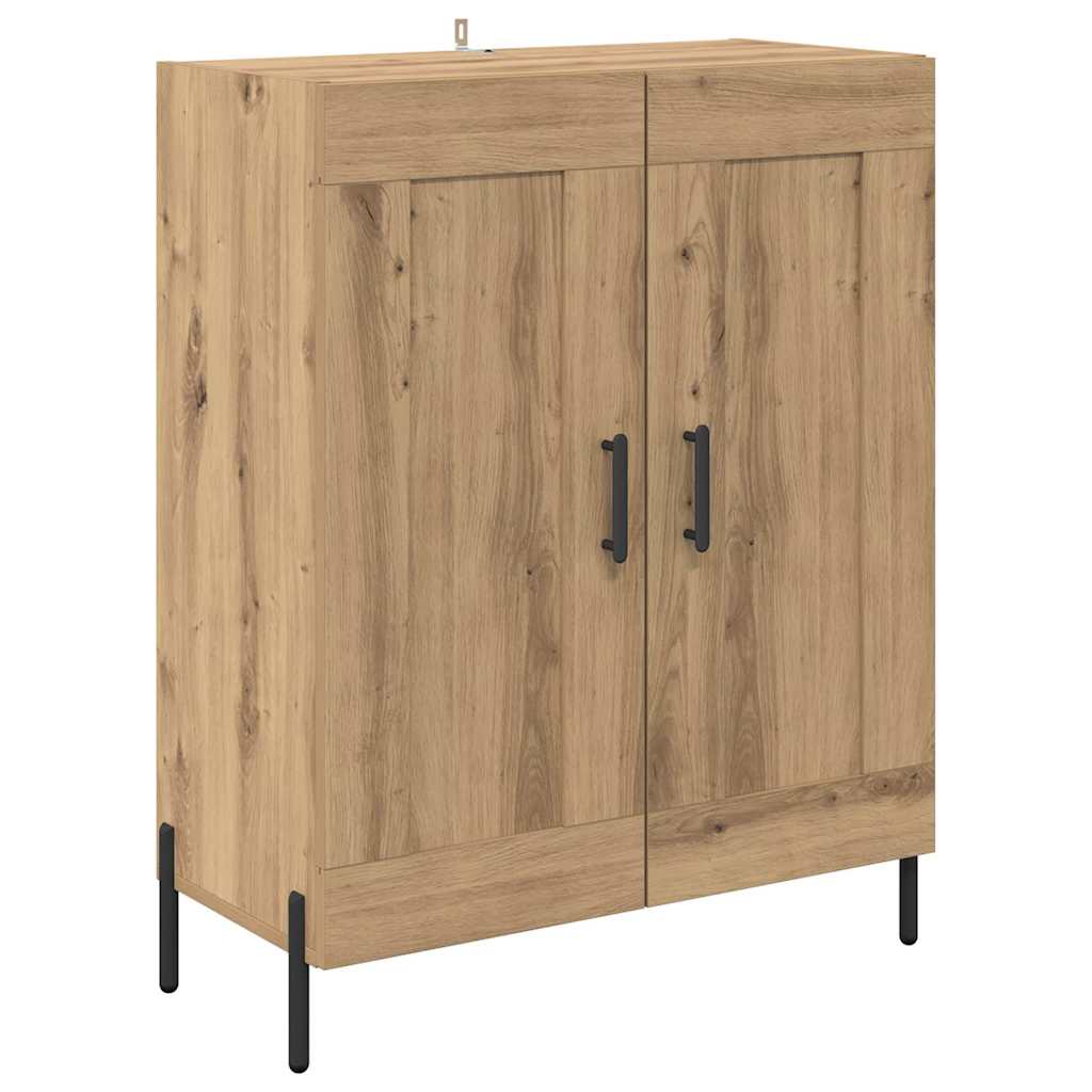 Highboard Artisan Egetræ 69,5 x 34 x 180 cm Konstrueret træ