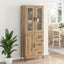 Highboard 2 stk. Artisan Egetræ 69,5 x 34 x 180 cm